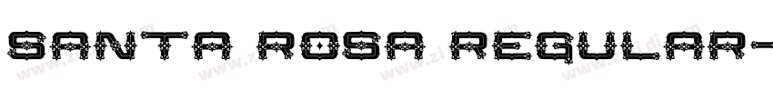 Santa Rosa Regular字体转换